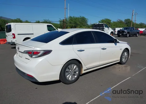 2017 Hyundai Sonata Hybrid Se z USA, uszkodzony, nr VIN KMHE24L33HA066878